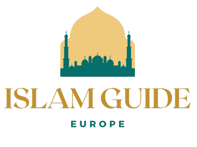 İslamguide logosu - İslam topluluğunun ve rehberliğinin bir sembolü.