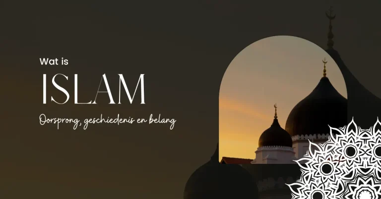 Afbeelding toont moskee: een belangrijke plek in Islam