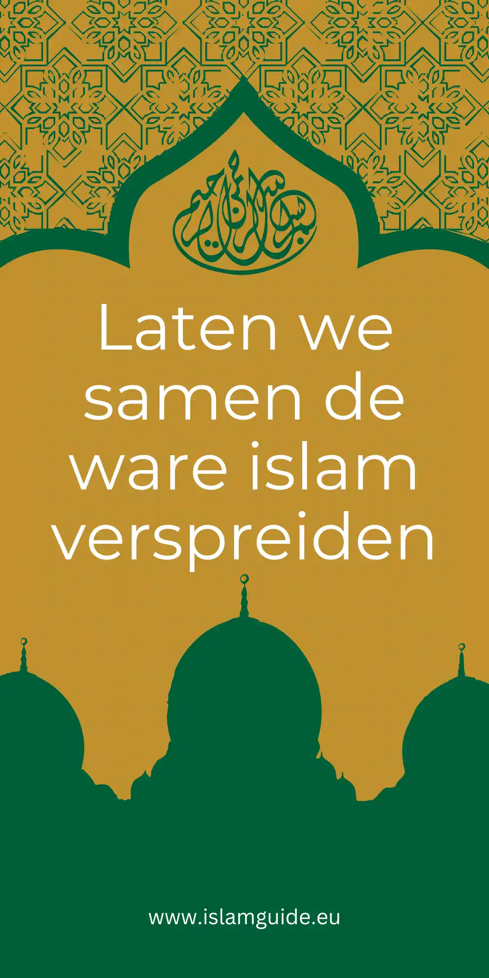 Afbeelding voor over ons: Hoe kunnen we leren en verspreiden Islam