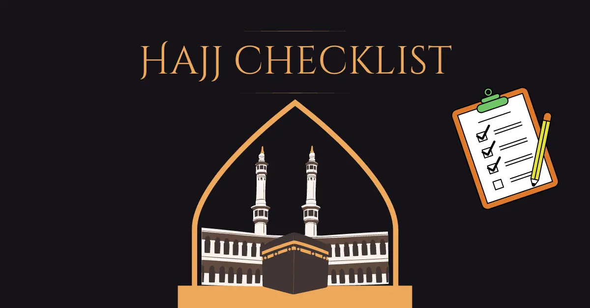 Volledig bedevaaart naar Mekka checklist en verpakkings gids